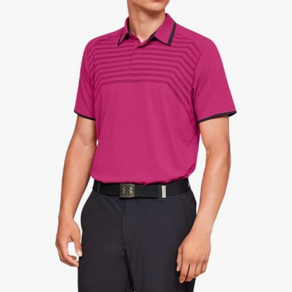 Under Armour Men's Threadborne Cross Hatch Polo